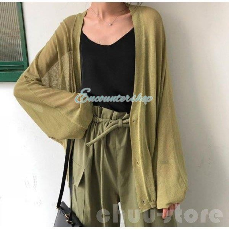 シアーカーディガン夏用カーディガンレディース夏薄手春夏サマーカーディガン大きいサイズ3l羽織もの長袖ドルマンシンプルゆったり 通販 Lineポイント最大0 5 Get Lineショッピング