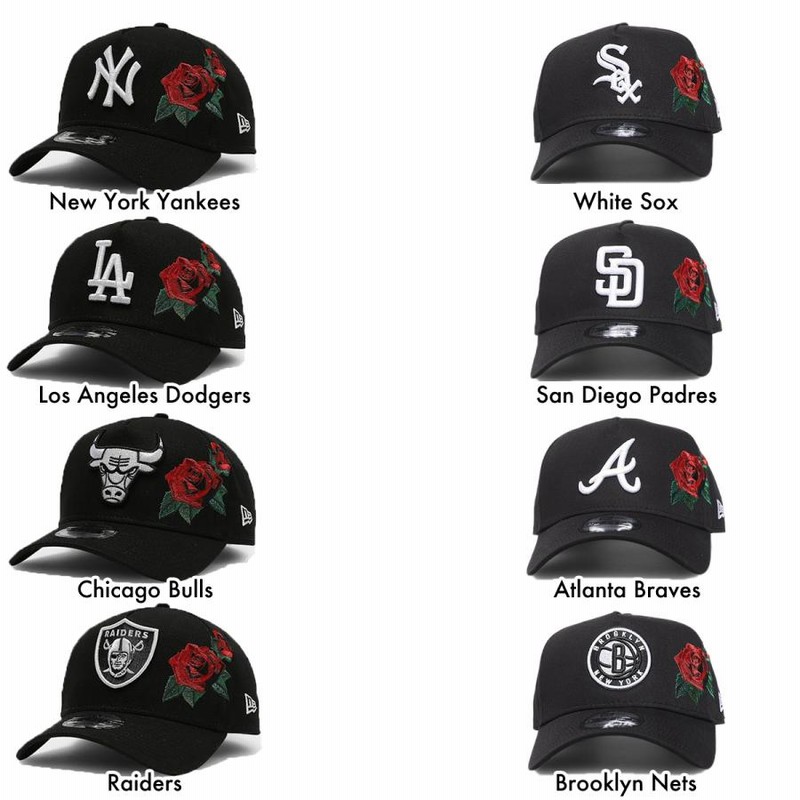 ニューエラ キャップ NEW ERA Rose Emblem バラ 刺繍 限定モデル帽子