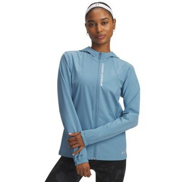 【UNDER ARMOUR】UA 女 OutRun the STORM 防風外套_1377043-418