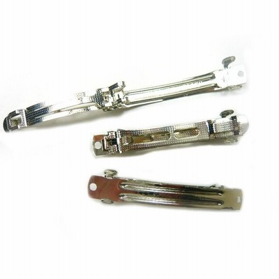 バレッタ 7ｃｍ（1個） 手芸材料 ちりめん細工やビーズで装飾してもいい 髪飾り ヘアーアクセサリーを作る