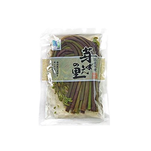 わらび 90g (国産 わらび 水煮)　 (芽ばえの里) ワラビ 独特の食感と風味がたまらない 国産水煮。(山菜 水煮 山菜 蕨)みそ汁の具にもお使い