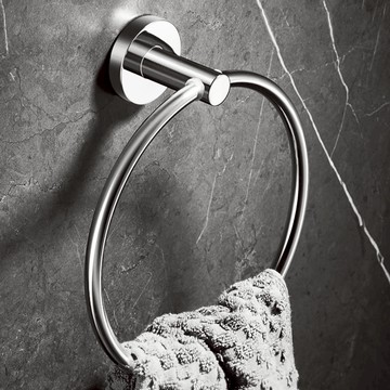 不锈钢毛巾架 浴巾架 免打孔免钉无痕浴室毛巾架 毛巾杆 毛巾环 浴室置物架 浴室收纳 卫浴收纳