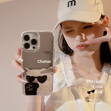 隔日到貨 酷貓自拍 適用iPhone 17 16 15 14 pro max 手機殼 XS XR 1D145