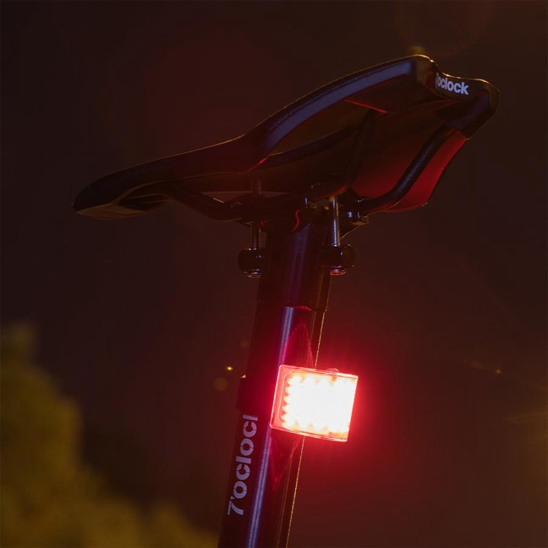 自転車 テールライト リア 後ろ LED 赤 ワイド 広角 USB充電