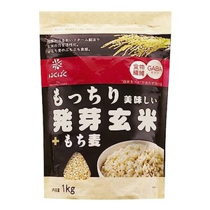 はくばく もっちり美味しい発芽玄米 もち麦 1KG