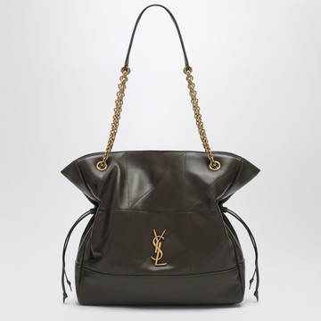 Brown leather shopping bag Jamie