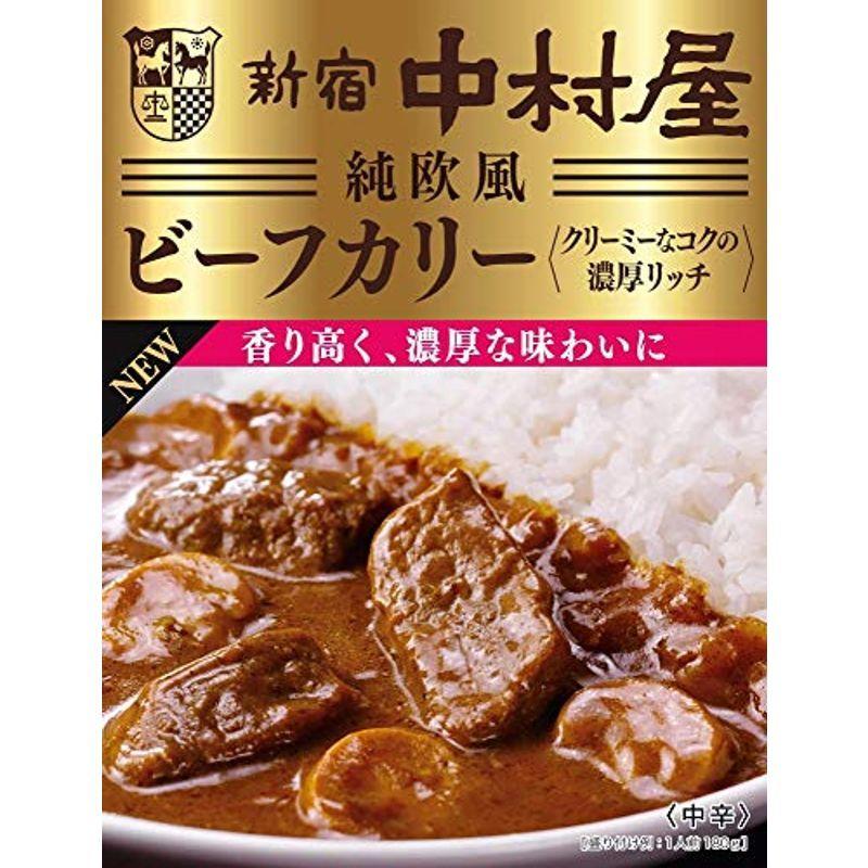 新宿中村屋 純欧風ビーフカリー クリーミーなコクの濃厚リッチ 180g ×5個