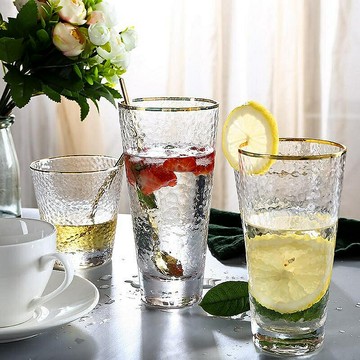 早餐杯 KENS 日式牛奶杯早餐杯 Good morning 咖啡杯玻璃水杯飲料果汁杯