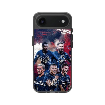 iPhone Air Clear (相機按鈕) 酷墨灰 - FFF - France National team - Signatures 2