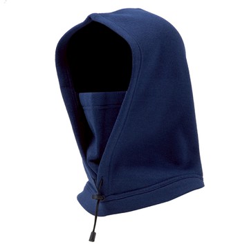 CARET 拉絨連帽圍脖保暖器  Free  海軍藍色