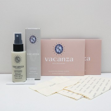 【Town Talk 聯名】純棉拭銀布(2入組)+純銀光亮噴霧