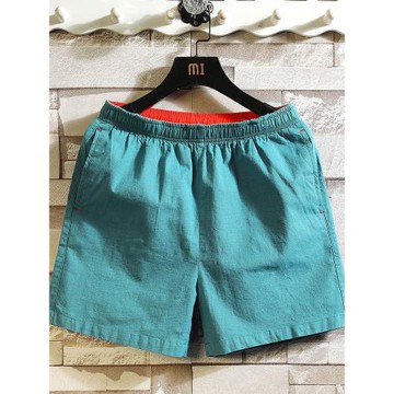 棉麻短褲男夏季薄款3三分褲寬松休閑褲子涼感運動速干沙灘褲亞麻