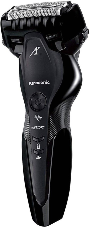 Panasonic 【日本代購】松下 電動刮鬍刀 3刀頭 國際電壓 ES-ST2R - 黑色