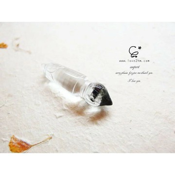 文昌筆 2532 /綠幽靈/晶石鍊墜/ [晶晶工坊-love2hm]