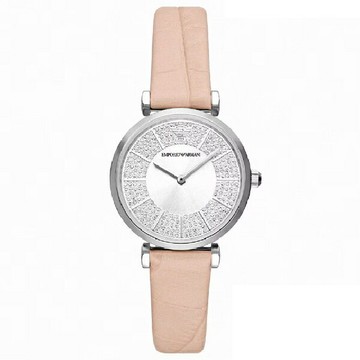 EMPORIO ARMANI 亞曼尼 Gianni T-bar系列 AR11543 極致內斂環鑽女錶 32mm｜樂天全館特惠中★指定刷卡回饋10%