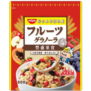日清 豐盛果實綜合水果穀物脆 500g