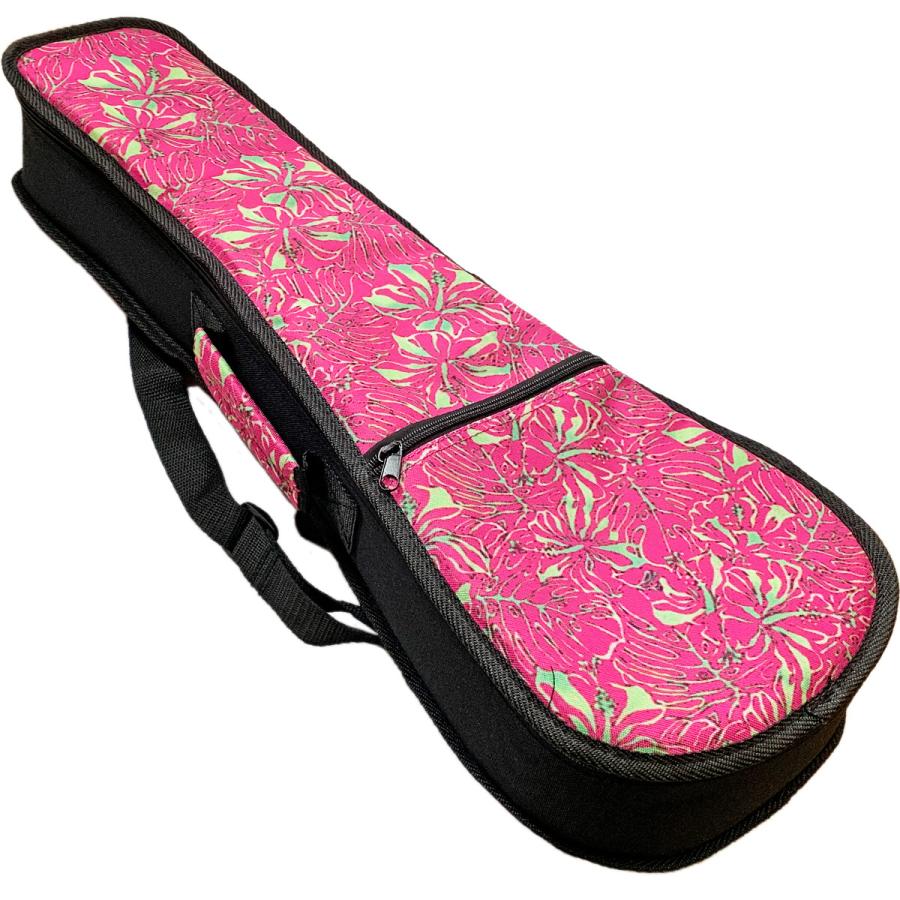 オルカス コンサートウクレレ用 花柄ソフトケース ORCAS CONCERT UKULELE CASE Flower OUFL-2