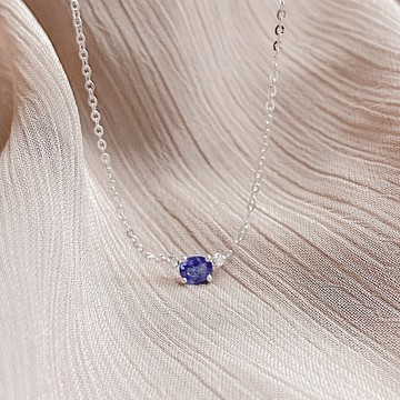 長翅膀的寶石 Wings | A款 | 18K金鑽石頸鏈