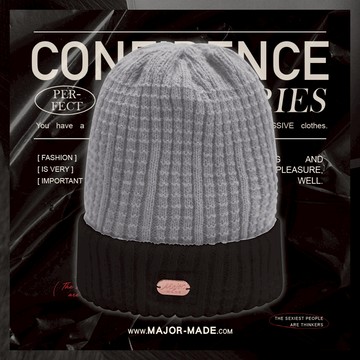 【MAJOR MADE】雙面戴小標毛帽