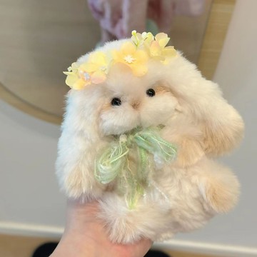 交換禮物🎁 兔毛扭扭棒 diy材料包 兔子小狗 加粗加密 毛絨條 毛根扭棒 送朋友 手作禮物
