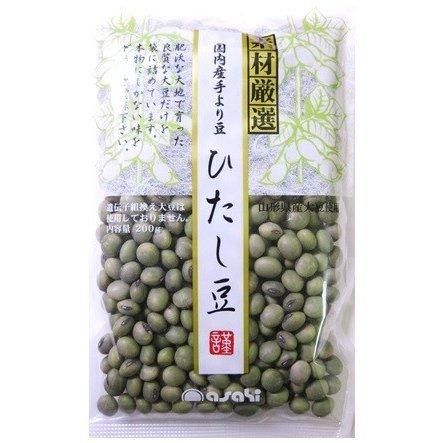 ひたし豆 200g 豆力 山形県産 青大豆 ひたしまめ 国産 乾燥豆 国内産 豆類 乾燥大豆 大豆 和風食材 生豆