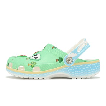 Crocs 洞洞鞋 x 動物森友會 洞洞鞋 Animal Crossing Classic Clog 大童 經典克駱格 21011390H