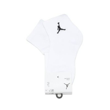 Nike 休閒童襪 Jordan Cushioned 白 短襪 吸濕排汗 襪子 JD2613118GS-001
