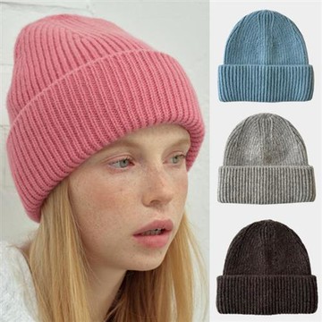 【巴黎精品】現貨+預購 針織毛帽保暖帽秋冬造型防寒加絨加厚磅休閒生日禮物-100%羊毛加厚針織帽6色a1ls59