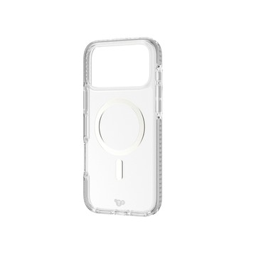 Tech21 iPhone 18 Pro Max / 17 Pro Max 6.9吋 EvoCrystal 磁吸晶核透明防摔保護殼-透銀