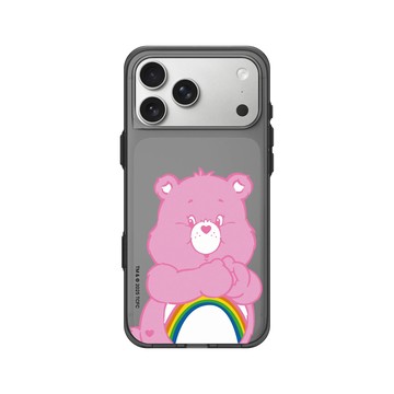 iPhone 17 Pro Max Clear (相機按鈕) 酷墨灰 - Care Bears - Cheer Bear