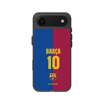 iPhone Air Clear (相機按鈕) 酷墨灰 - FC Barcelona - BARÇA 10