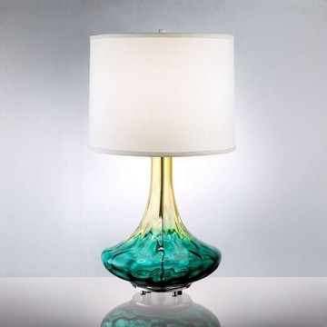 布罩手工玻璃桌燈 B78-L5095