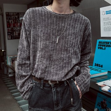 【Metanoia】🇰🇷韓製 天鵝絨長袖上衣