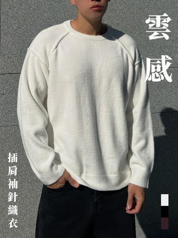 [1atm] 雲感-插肩袖針織衣