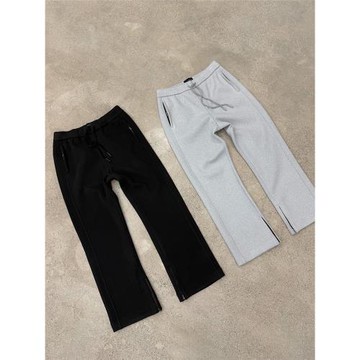 EPOWER 700克親膚軟糯雙面暖焱絨鎖溫抗寒riri拉鏈直筒微喇衛褲