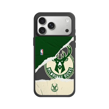 iPhone 17 Pro Max SolidX 黑 - NBA - 熱血系列-密爾瓦基公鹿 Milwaukee Bucks - Sweat and Tears