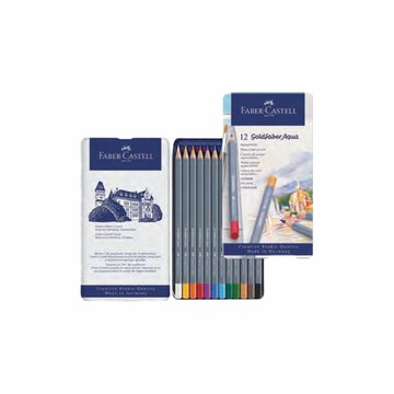 FABER-CASTELL 輝柏 GOLDFABER水性色鉛筆12色 114612【APP滿額下單4%點數(單一帳號最高1000點)】7/31止