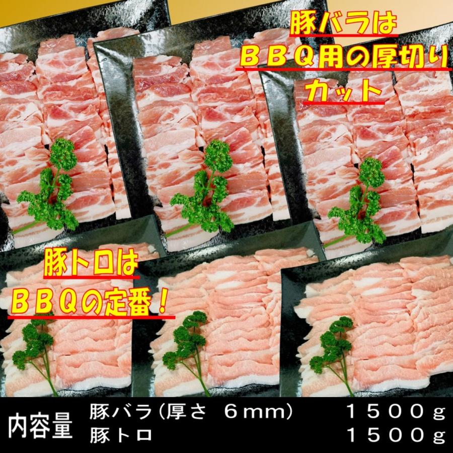 肉 バーベキュー 食材 焼肉セット バーベキュー 肉 BBQ 肉 カルビ バラ バーベキューセット 食材 BBQ食材セット 豚トロ 豚肉 焼肉 豚丼 3kg 8〜12人前