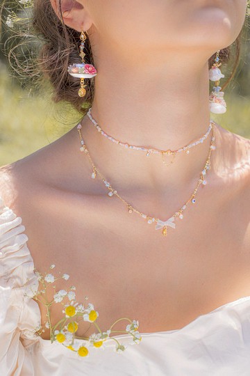 花果特調S925鎖骨鏈二重奏套裝