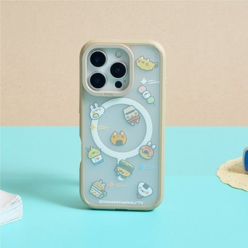 狗狗的小跳步吃貨食物特輯極光霧透MagSafe iPhone手機殼