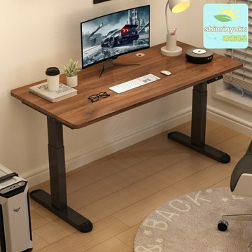 【智能升降】電動升降桌 電腦桌 辦公桌 電競桌 書桌 雙電機驅動 智能記憶 久坐提醒 家用辦公兩用