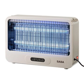 SABA 20W電擊式捕蚊燈 SA-HG05 10W誘蚊燈管 3500V強力電擊 ABS材質 可懸掛/站立擺放