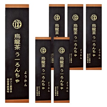 成翊 烏龍茶羊羹 90g 台灣產 紅豆餡、砂糖、麥芽、烏龍茶粉、洋菜粉  6盒