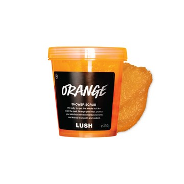 LUSH Orange 橘子磨砂沐浴露 330g (沐浴露/磨砂/糖/摩洛哥堅果/安息香)