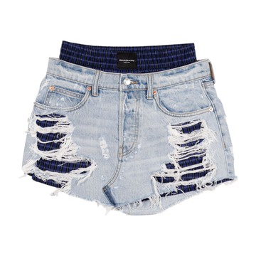 alexanderwang 破洞牛仔半身裙