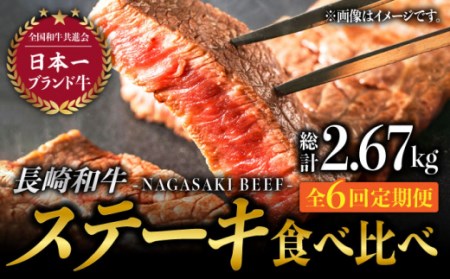 贅沢 長崎和牛 ステーキ食べ比べ   サーロイン ランプ ヒレ ザブトン いちぼ ミスジ ステーキ肉 赤身 牛肉 和牛 焼肉 [BAJ089]