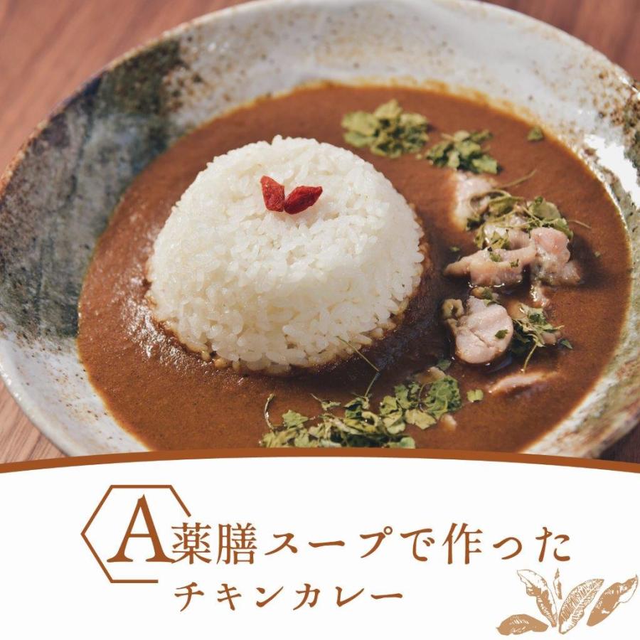 薬膳スープで作ったチキンカレー