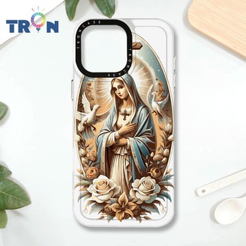 TRON IPHONE 16 PRO MAX 聖母簡約風 MAGSAFE 磁吸 防摔 太空殼 透白 手機殼