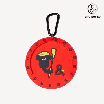 【and per se】紅色可愛名牌送禮首選球名牌 DGU0J770