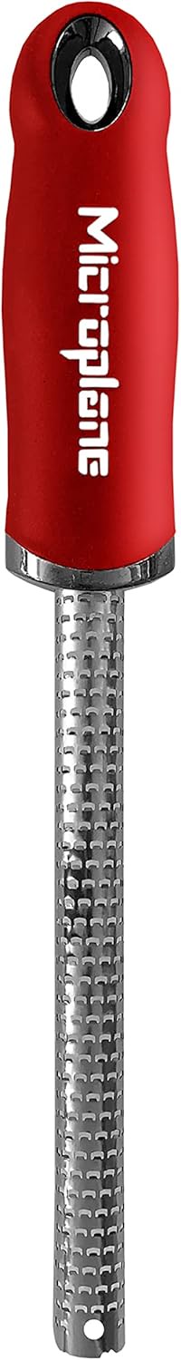 [4美國直購] Microplane 46116 頂級系列 極細齒型刨刀 紅 細末 磨肉桂棒用 美國製